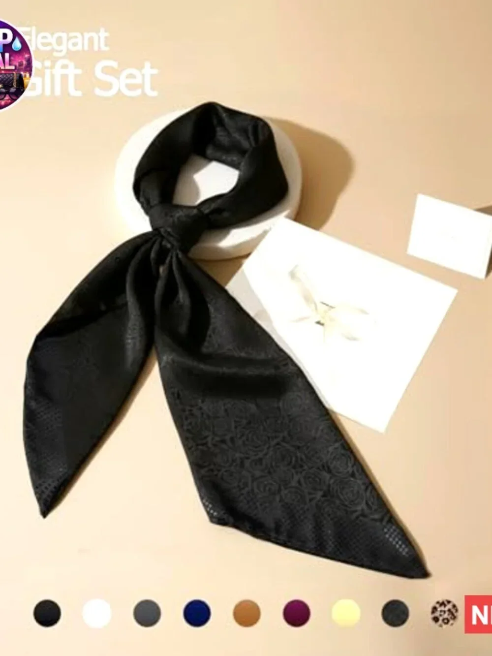 Silk-Like Satin Head Scarf 35